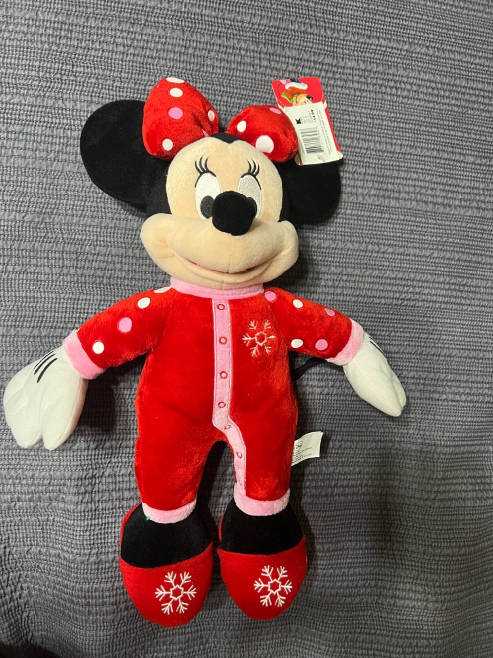 Vintage Disney Minnie Mouse Holiday Plush – New with Tags